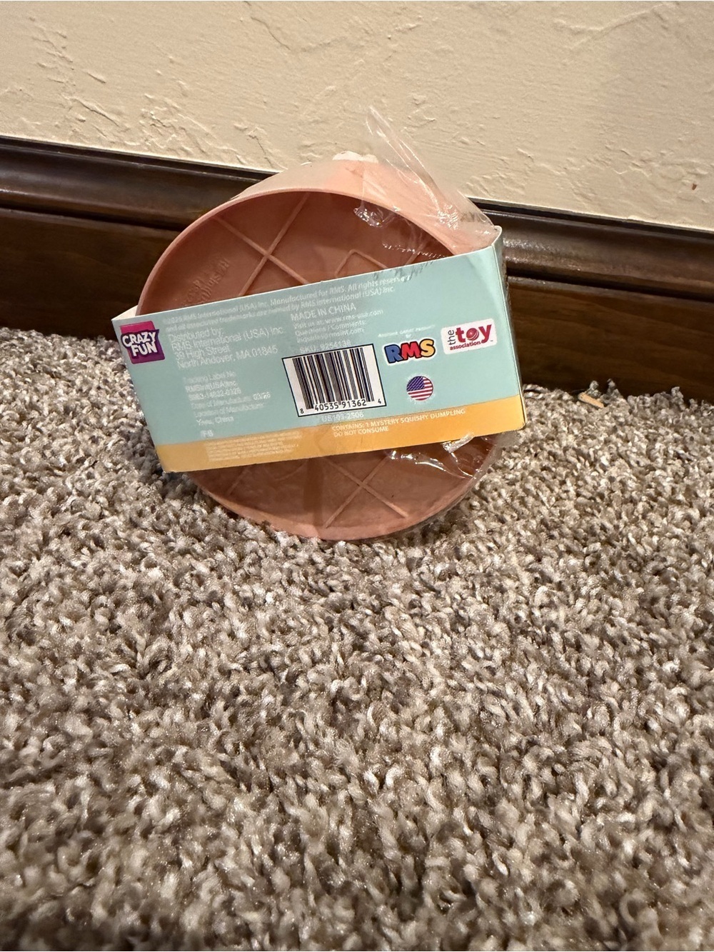 RMS Crazy Fun Mystery Dumpling Squishy Toy STUFFED BUN EDITION Plastic Torn - Picture 3 of 5